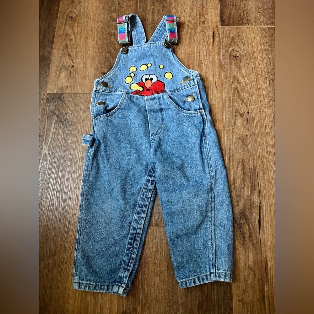 Vintage Elmo Sesame Street Overalls